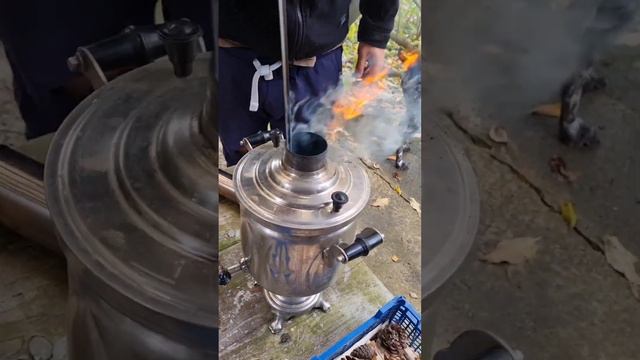 Самовар!🤗 Чай по-деревенски!🙃#натальялебедева #яживувдеревне #самовар #чаепитие смотреть онлайн