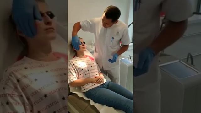 Klinika Ambroziak!!! Leczenie rumienia na twarzy laserem Cutera Excel V смотреть онлайн