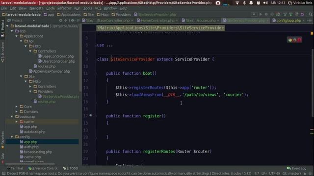 CODECASTS-modularizando-laravel-04-namespace-da-aplicacao-e-views-namespace.mp4 смотреть онлайн