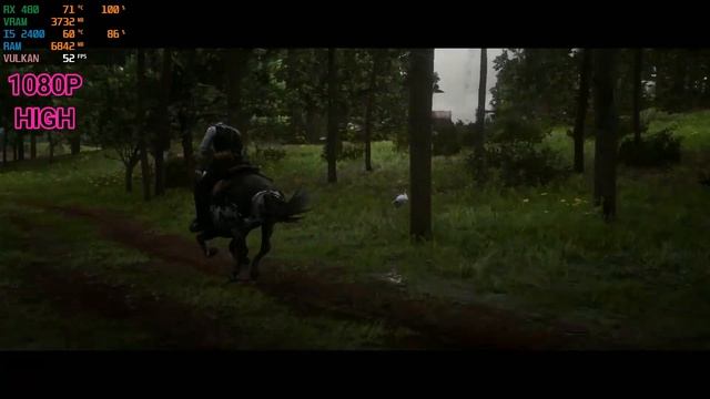CORE I5 2400 + RX 480 RED DEAD REDEMPTION 2 BENCHMARK IN 2022 смотреть онлайн