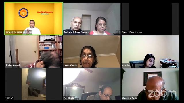 Mantra Swadhay and Vedic Sandhya Upasana (Brahmayajnya) with Acharya Hari Prasad Ji, Feb 15th | APS смотреть онлайн