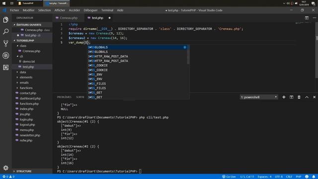 Apprendre le PHP : Chapitre 24, Les class смотреть онлайн