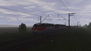 Trainz 19, От ст.Каяла до ст.Батайск на ВЛ80ТК-1315 (перезалив)
