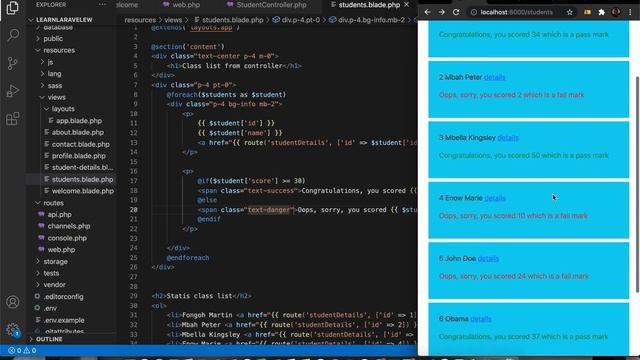 E18 - Blade if conditions and list of other blade directives | Learn Laravel the EASY way смотреть онлайн