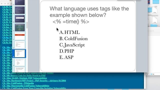 CNIT 123 10: Hacking Web Servers (Part 1) смотреть онлайн
