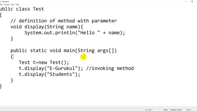 Parameter Passing to User Defined Method in Java | Actual & Formal Parameter | Class 10 ICSE JAVA смотреть онлайн