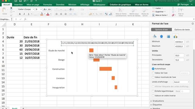 Comment faire un diagramme de Gantt sur Excel - Docteur Excel смотреть онлайн