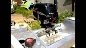 Самодельное дистанционное управление на лодочном моторе Suzuki DF-6