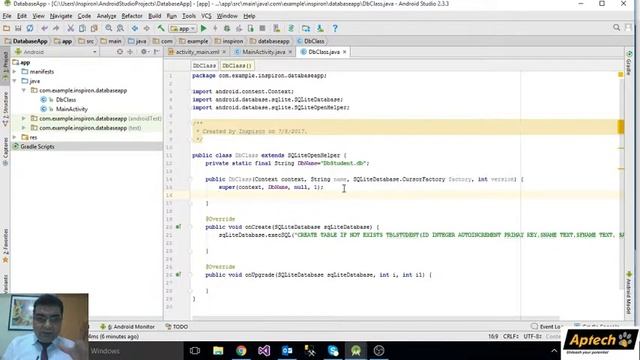 Android with SQLite Introduction, Create Database and Table смотреть онлайн