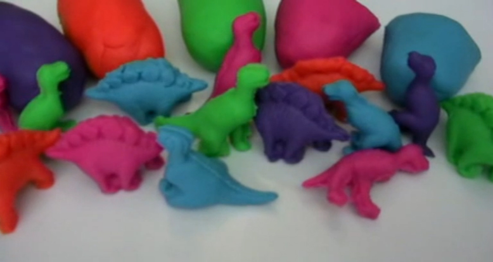 Лепим из пластилина Динозавр из пластилина смотреть онлайн