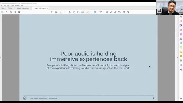 Pitch Deck Critique & Rewrite 05: Audio for VR/AR and Web3 - Scaeva Technologies смотреть онлайн