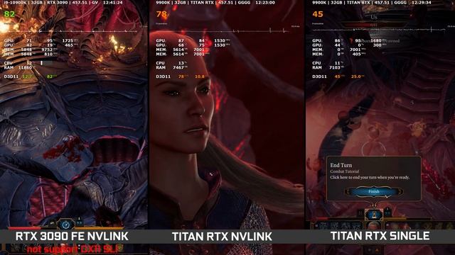 Baldur's Gate 3 | 3090 NVLINK vs TITAN RTX NVLINK | 4K Ultra setting смотреть онлайн