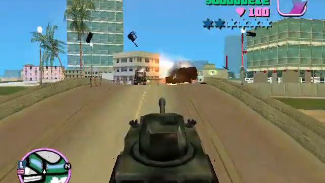GTA Vice City |GAMEPLAY |TANK DESTRUCTION|2021|plato gaming смотреть онлайн