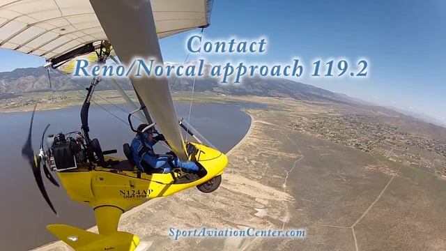 Trike Flying into Reno Class C airspace Part 1 смотреть онлайн