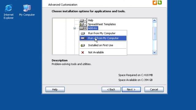 MS Excel 2003 Basic (Installation, Customization, updates and activation) Lesson - 1 смотреть онлайн
