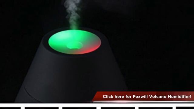 Review of Foxwill Volcano Ultrasonic Humidifier 160ML USB Mini Humidifier смотреть онлайн