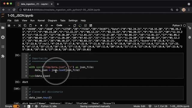 Ingestion de datos en Python Ep 05 | Importacion de archivos JSON смотреть онлайн