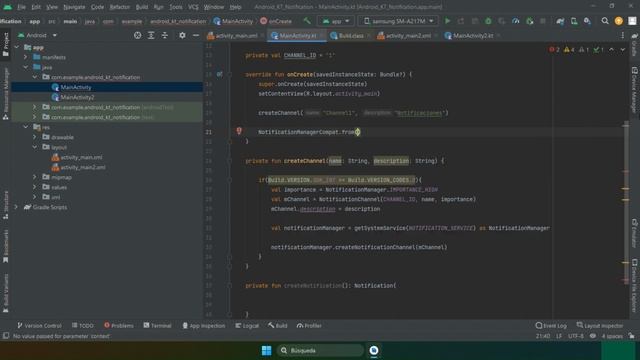Notificaciones - PendingIntent - Android Studio - Kotlin смотреть онлайн