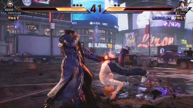 Tekken 8 DEMO | CPU Ghost | Kazuya(Michima) Vs Asuka(9th Dan)