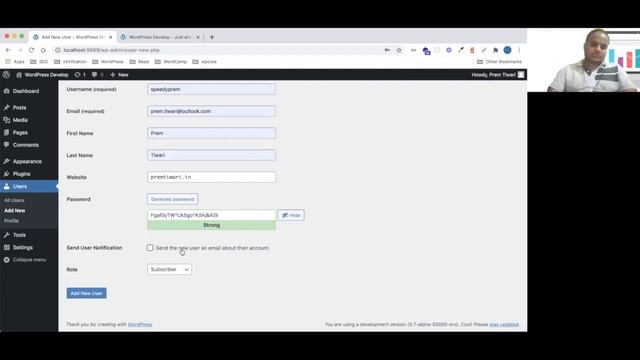 How to add new user in WordPress Step by Step Tutorial смотреть онлайн