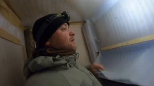 Вечерний объезд. Подготовка к охоте на кабана. Обустроили, утеплили вышку.