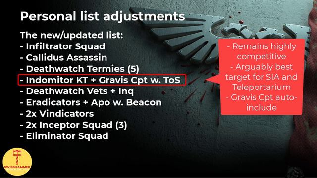 How To Update Our Deathwatch Lists Post Balance Dataslate?