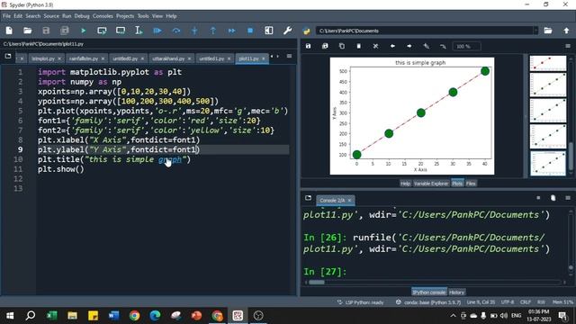 Font properties on title and labels in matplotlib | Machine Learning Tutorial in Hindi part 11 смотреть онлайн
