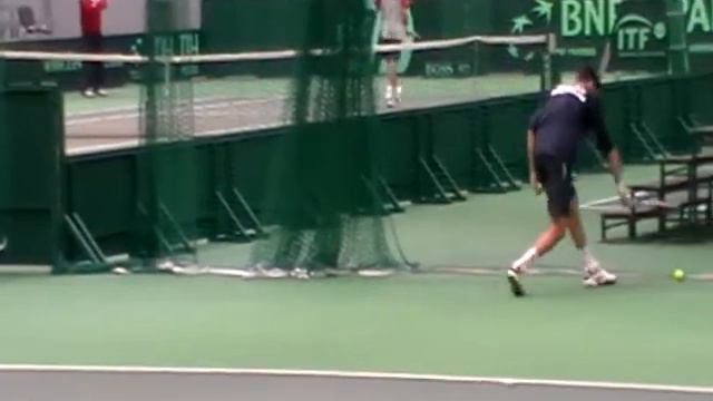 Colin Fleming and Ken Skupski in GB Davis Cup practice смотреть онлайн