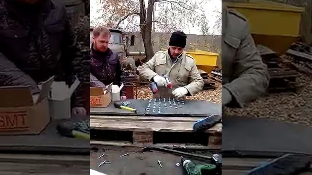 Механическая стыковка конвейерной ленты. Конвейерные ленты. смотреть онлайн