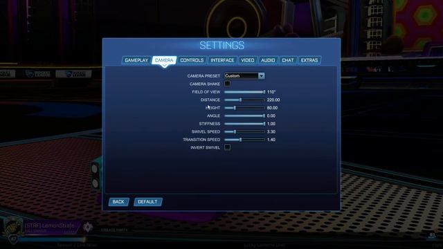 My Camera Settings Rocket League (LemonStrafe) смотреть онлайн