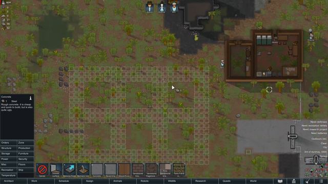 Rimworld Colony 3 Ep 1 New Lets not go against SMG's with Bows смотреть онлайн