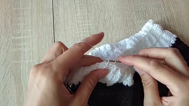 Вязание резинки в  юбку.