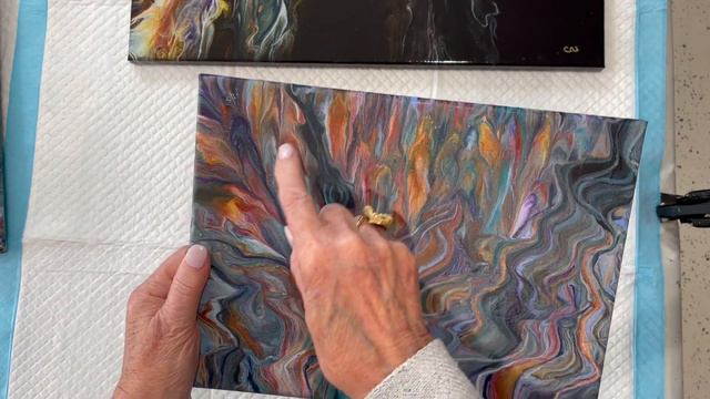 (48) ‘Renewal’ - 16X20 Inch Canvas. ACRYLIC POURING, FLUID ART