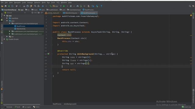 Insert Data to mysql RealTime, Android, PHP | URDU смотреть онлайн