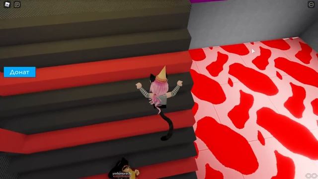 УБЕГАЕМ ИЗ ПЯТЁРОЧКИ С ЙОШИ! Roblox Побег из пятёрочки смотреть онлайн