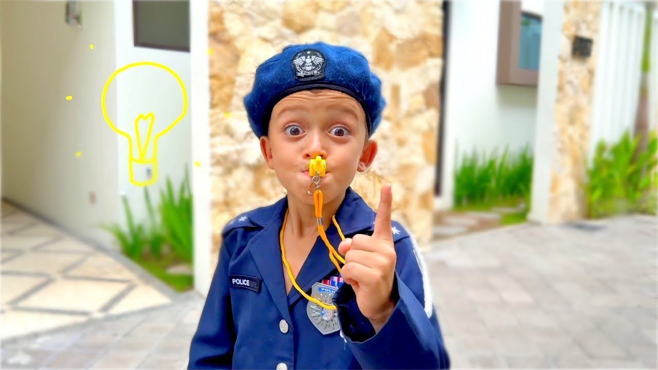 Mark how a policeman teaches a thief for children смотреть онлайн