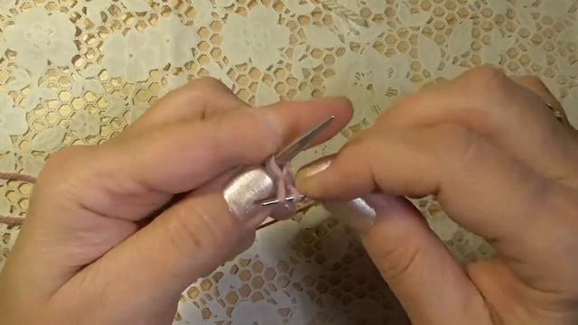 Французская резинка спицами. Мастер класс! смотреть онлайн