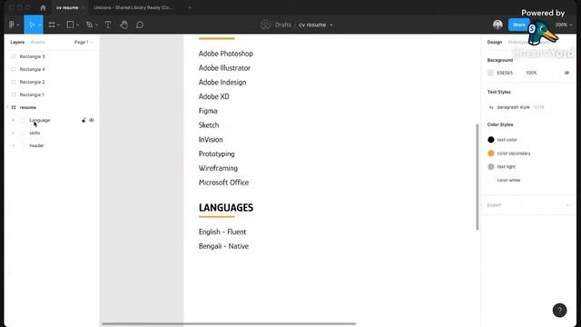 Design Professional Resume In Figma - Figma Live Stream смотреть онлайн