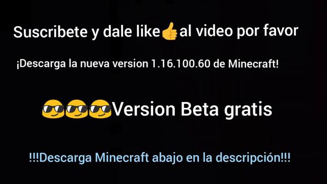 ¡Descarga la nueva version de minecraft 1.16.100.60 Versión Beta Gratis!👍 смотреть онлайн