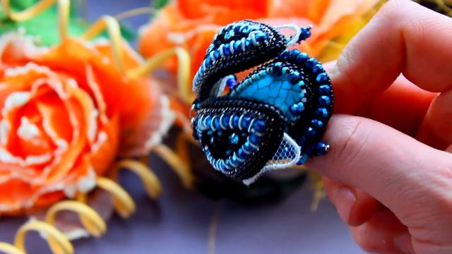 Обзор броши. Объёмный Жук 3D вышитый своими руками. Review brooches. 3D Beetle смотреть онлайн