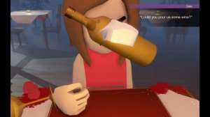 Свидание с Усатой  в игре : Check please