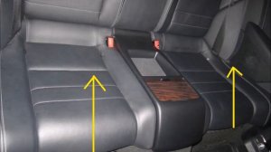 How to remove the rear seat bottom on a 2010 Mercedes E 550 W212 car