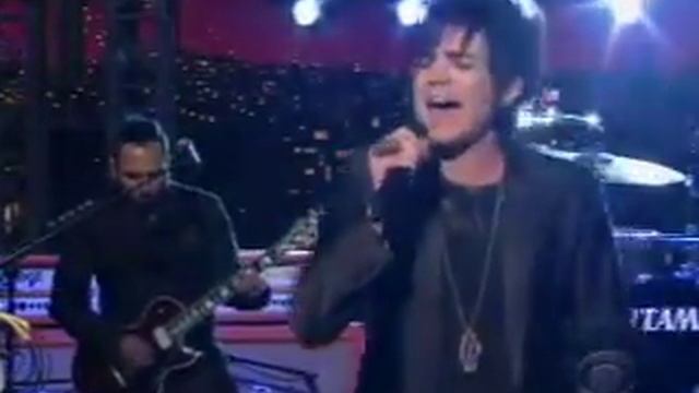 Adam Lambert On Letterman