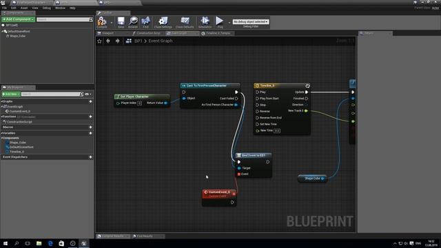 Урок 14 | Unreal Engine 4 Blueprint - Event Dispatcher Диспетчер событий смотреть онлайн