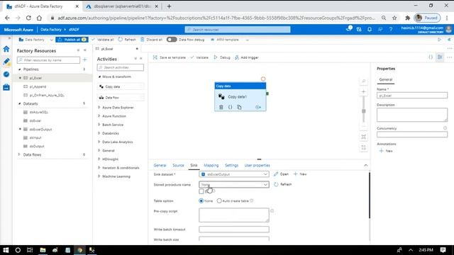 #20. Azure Data Factory - Load from .XLSX file to Azure SQL table смотреть онлайн