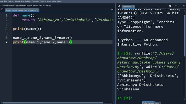 228. How to Return Multiple Values from a Function with Code || Python Functions, Dictionary смотреть онлайн