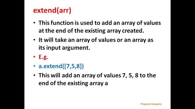 Array Methods In Python смотреть онлайн