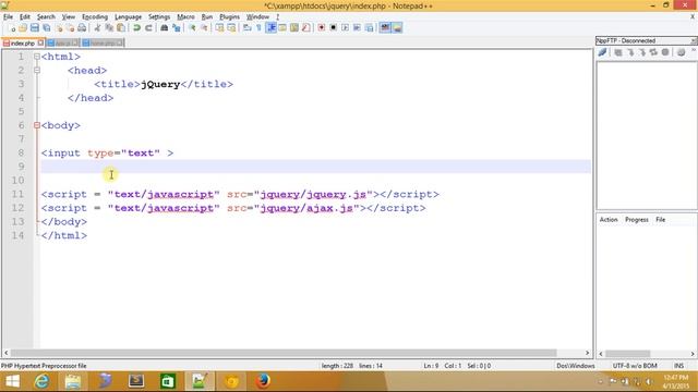 106 AJAX update database part 1 смотреть онлайн