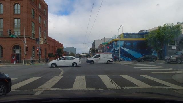 [4K] San Francisco Drive, US101, Oracle Park, Ferry Building, Mission, SFO, US280 смотреть онлайн