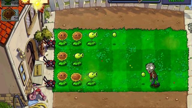 Прохождение Level 2 по игре Plants vs Zombies FREE.? смотреть онлайн